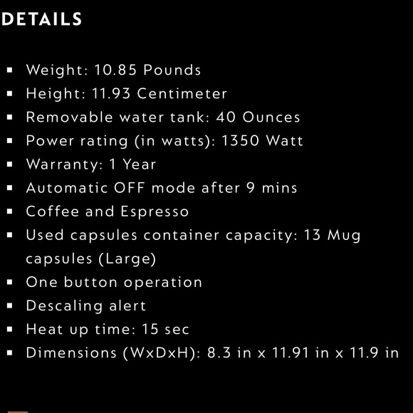 Nespresso Vertuo machine - Picture 3 of 6